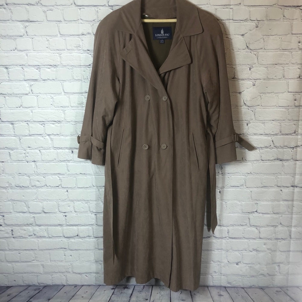 London Fog trench coat. Size 12